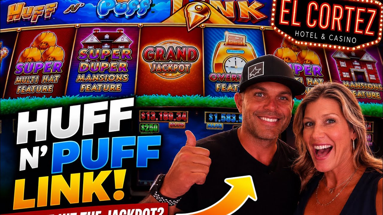 💥NEW Huff N&rsquo; Puff Link at El Cortez Had Us Hooked! 🎰👀