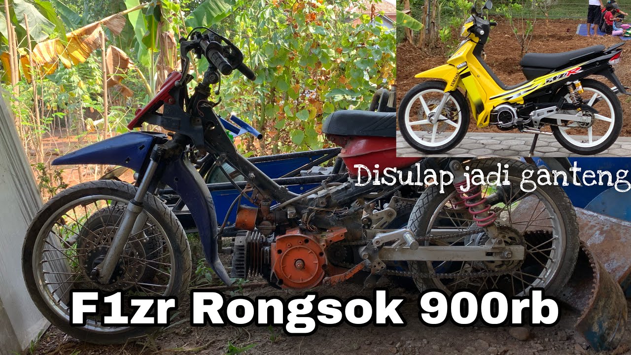 Restorasi Yamaha Fizr Rongsok - F1zr modifikasi - Rebuilt motor - Biaya Restorasi Murah