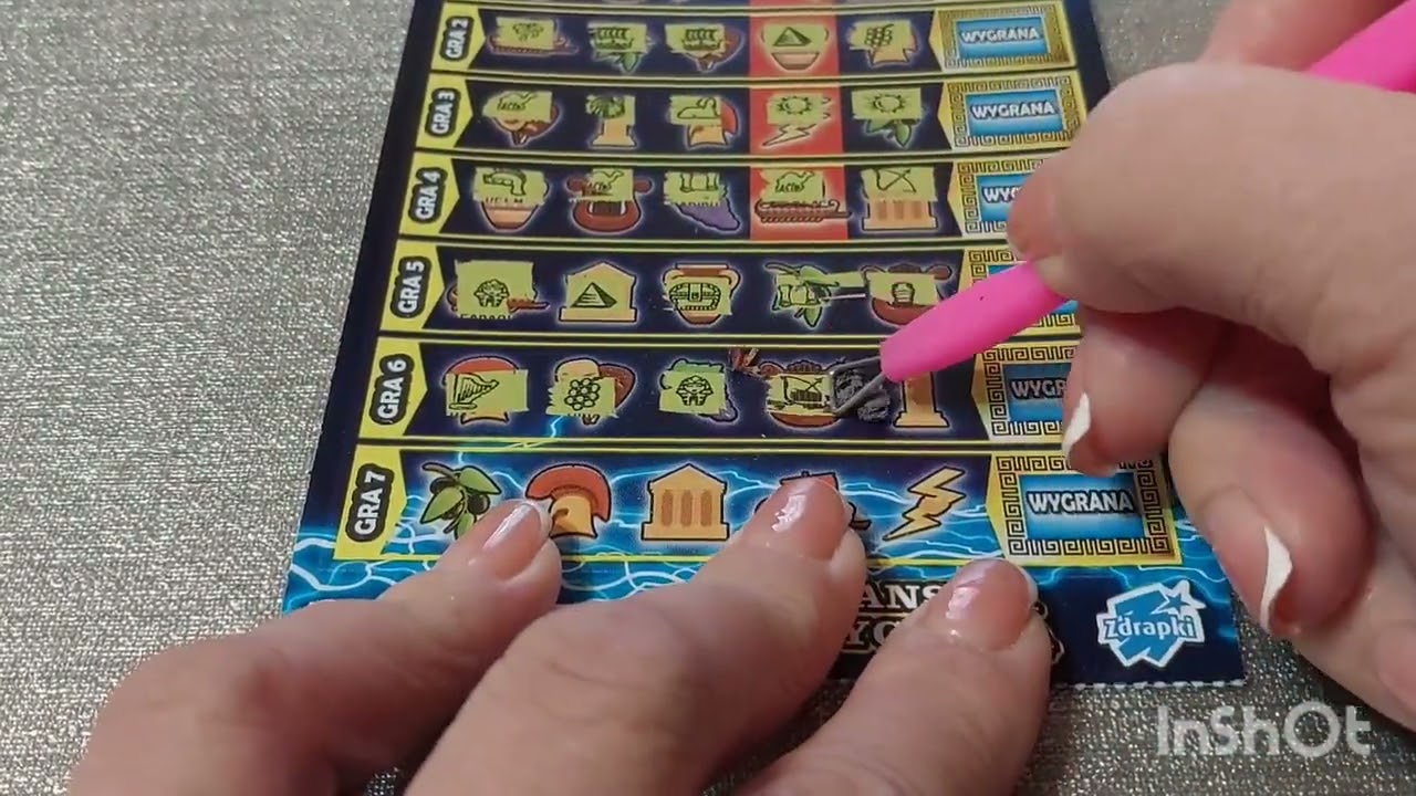 zdrapki #627👉Gwiezdna Kasa +Starożytny SKARB +Mega linie 🤔😄💞💃