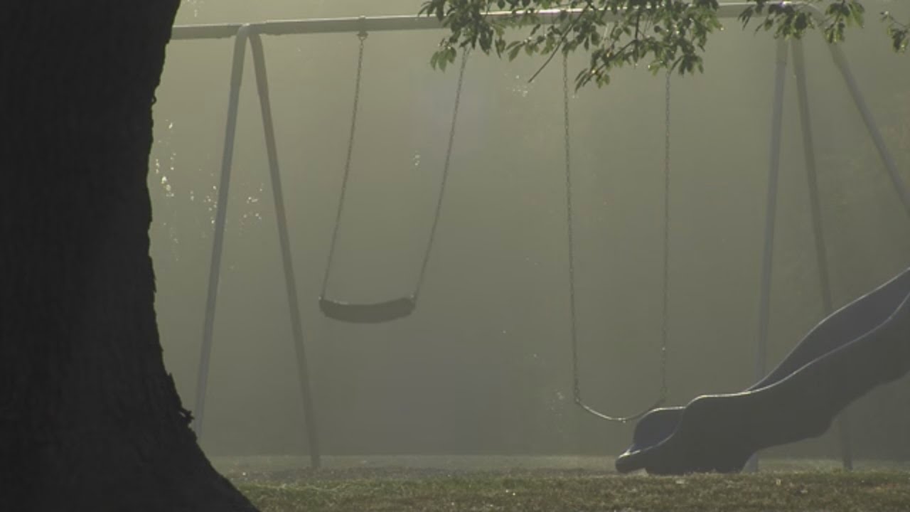 Empty Swing Creepy Shots B-Roll Free Download Stock Footage Ghost Like Swing Set ФУТАЖИ
