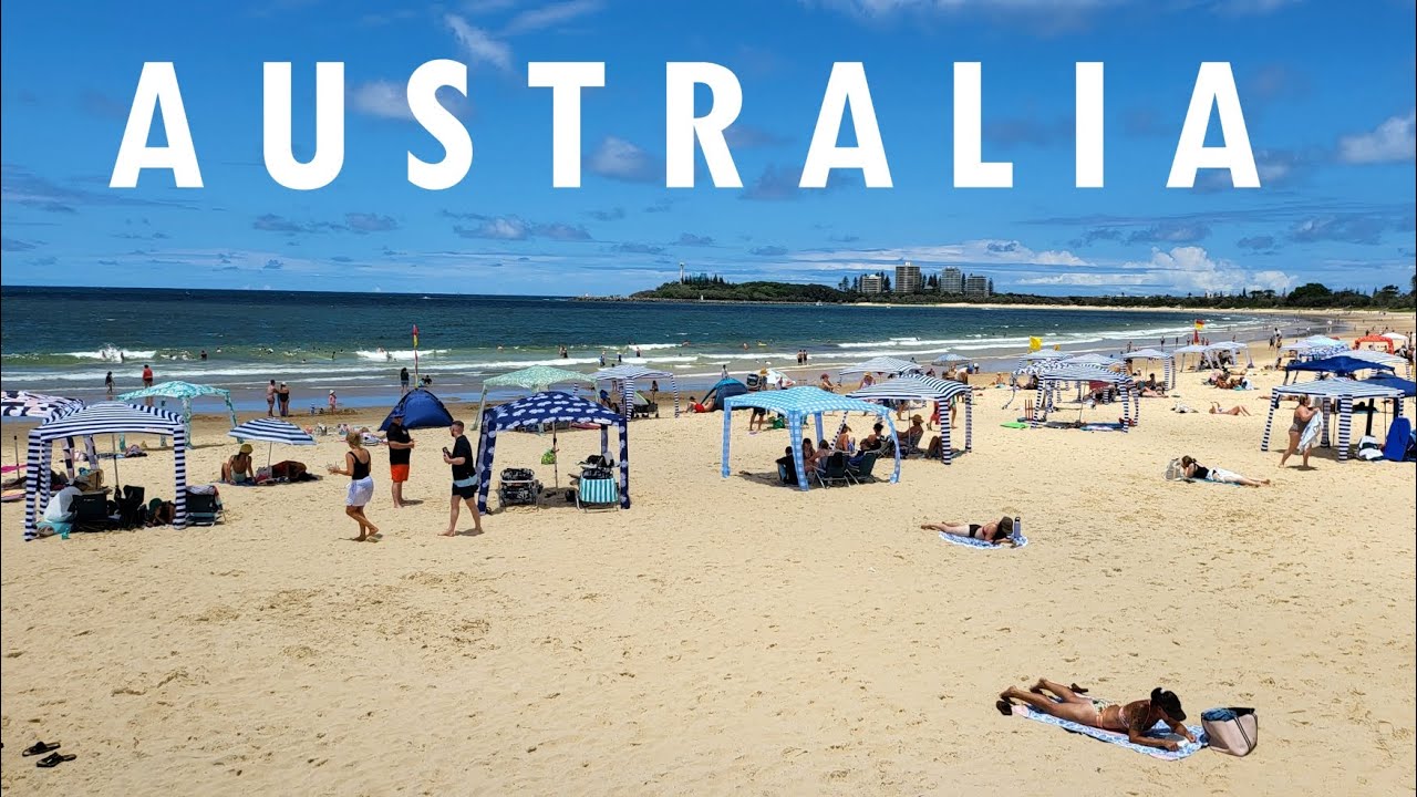 Mooloolaba to Kawana Waters - 4K Walking & Boat Tour | Sunshine Coast, Queensland, Australia 🇦🇺