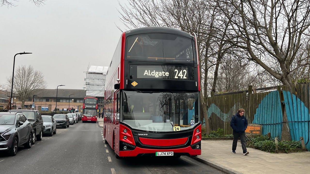 *NEW* Journey on the London Bus Route 242 | Volvo BZL 86205 LJ74 XPD