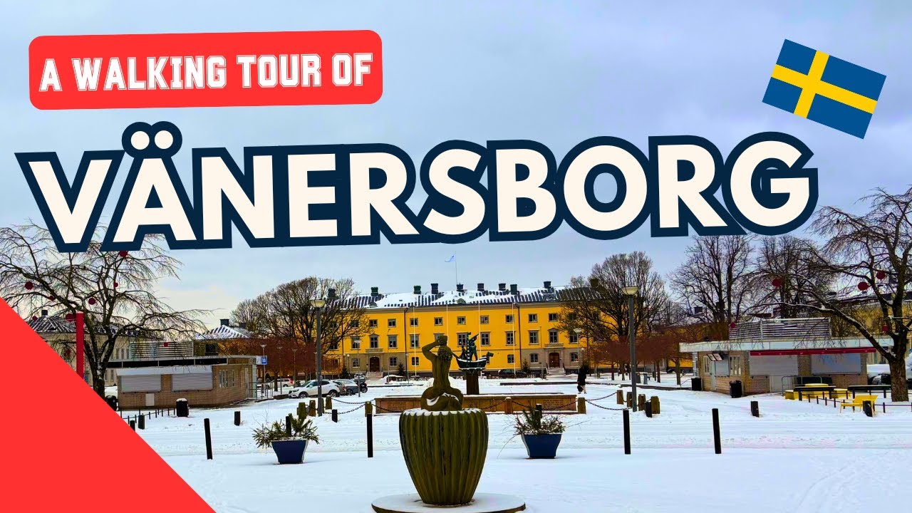 VÄNERSBORG Walking Tour | From City Square to Skräcklan 🇸🇪