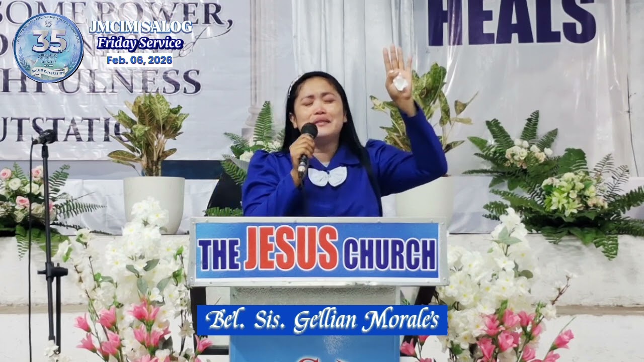Bel. Sis. Gellian Morales | JMCIM Salog | February 06, 2026