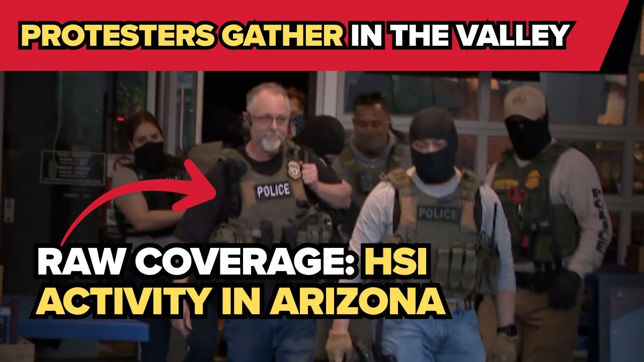 Protests in central Phoenix, HSI raids at several Zipps Sports Grill locations
