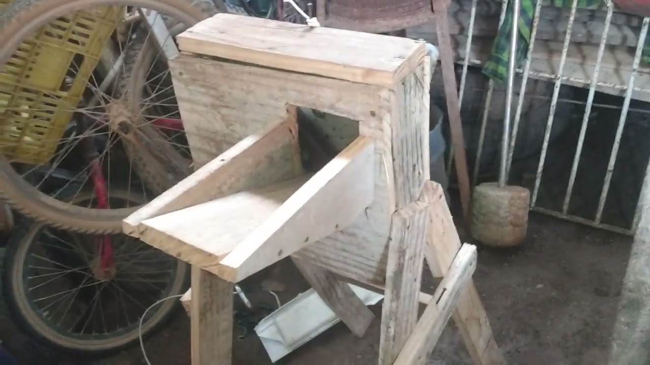 forrageira caseira com motor de tanquinho