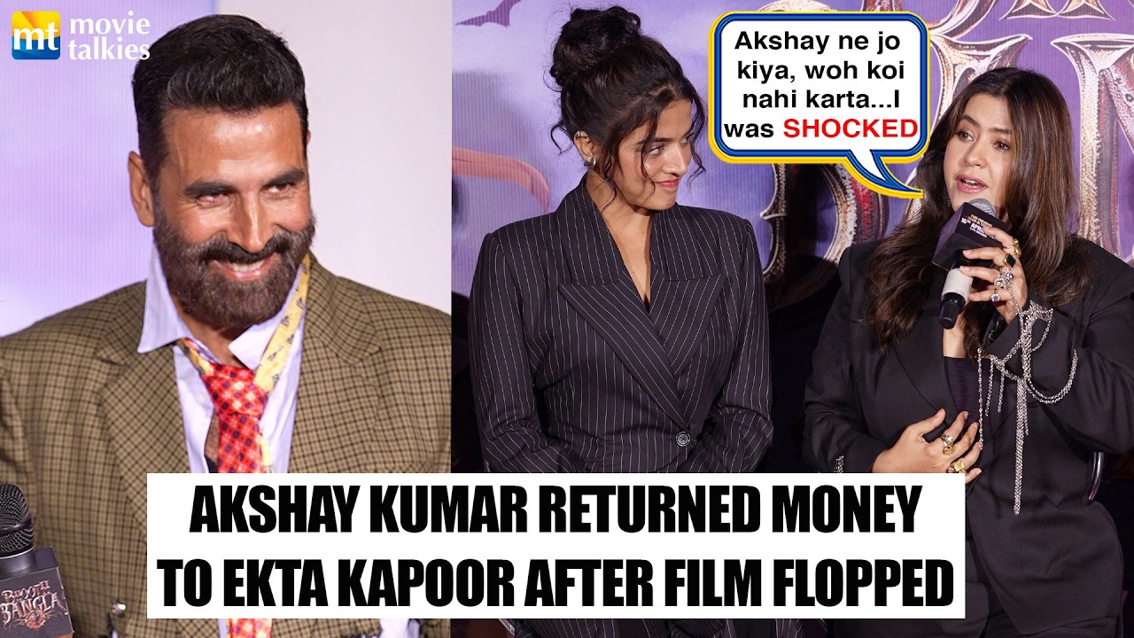 Akshay Kumar is the First Actor who gave me my money back after the film flopped,reveals Ekta Kapoor