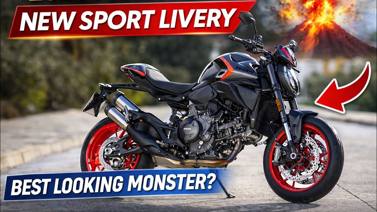 The 2026 Ducati Monster V2 Just Got a New Sport Livery