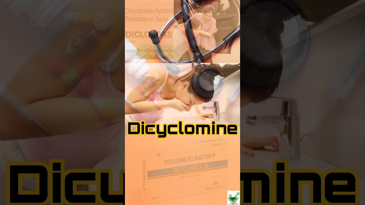 Dicyclomine | Learn a drug daily | #dicyclomine #pharmacology #medicine #gpat #niper #mrb #railway