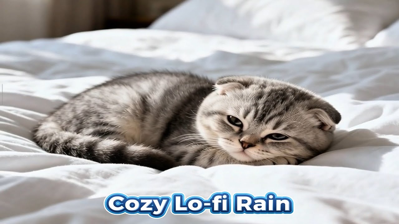 Cozy Ambient Lo-fi with Soft Rain 🌧️🎧 | Relax, Sleep, Study | 1 Hour