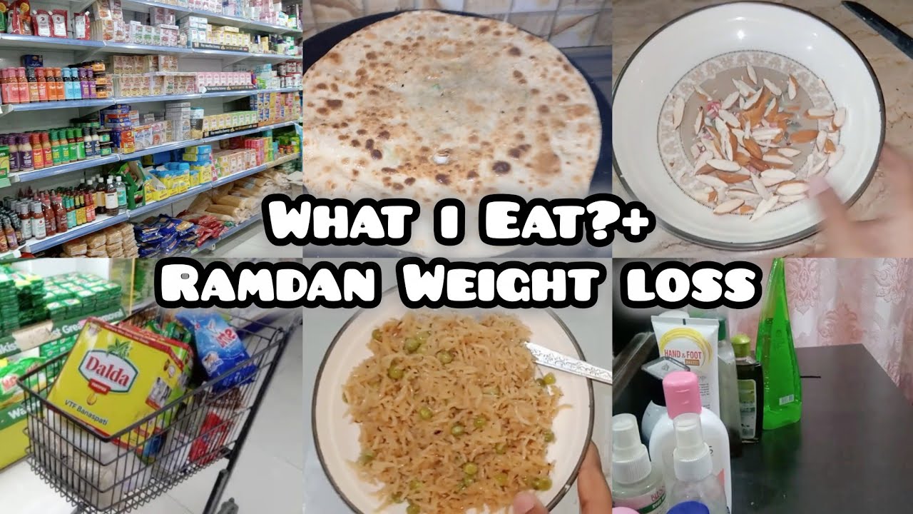 What I Eat in a Day | Ramadan Weight Loss Experiment +Ramadan Prep 😳