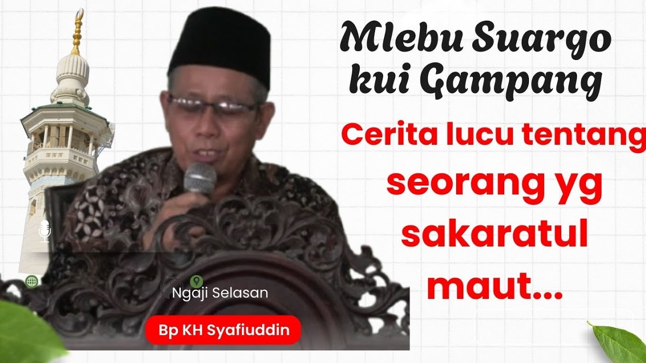 Ngaji Selasan bersama Bp KH Syafiuddin hari ini 12 Agustus 2025
