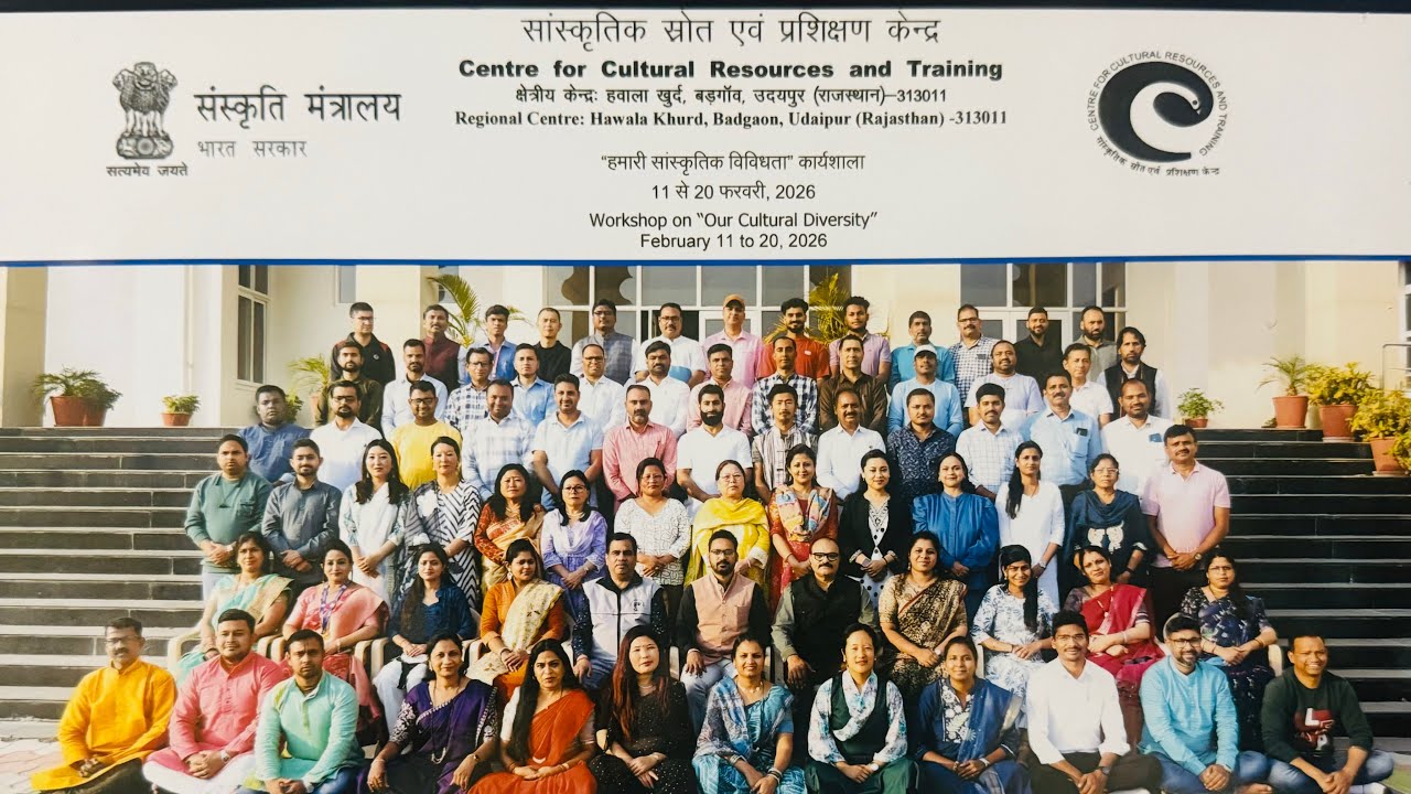 C.C.R.T. Udaipur,Rajasthan🎭|National Training|cultural Diversity#chandasarsekar #ccrt #scert #ncert 