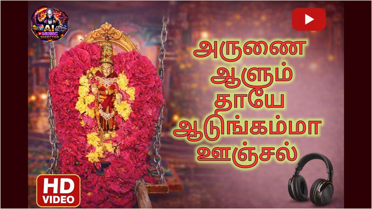  Amman oonjal song. அருணை ஆளும் தாயே ஆடுங்கம்மா ஊஞ்சல்...