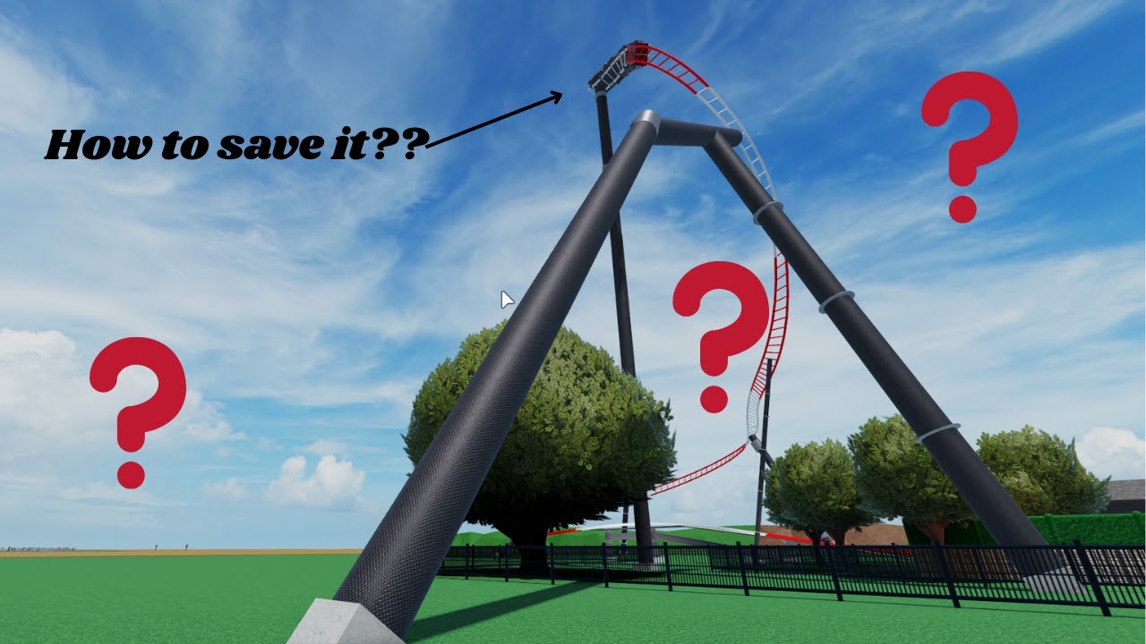 How to save your coaster in themepark tycoon 2!