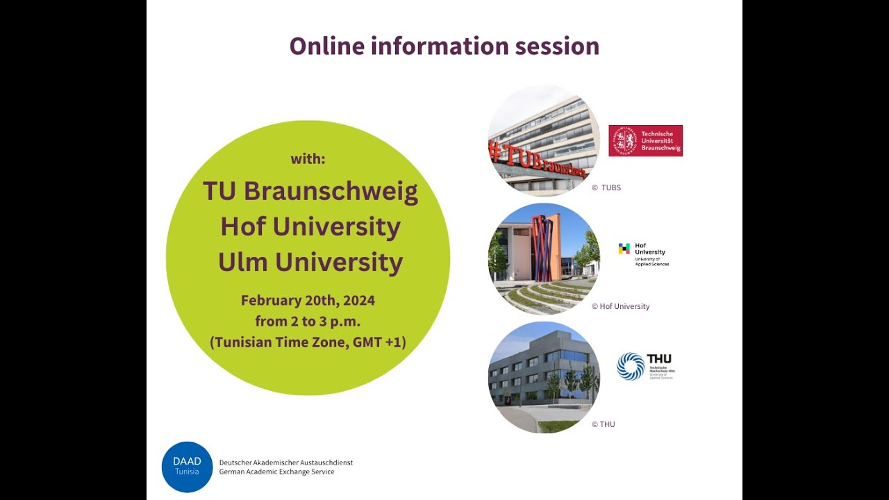 Meet the universities: TU Braunschweig, Hof University and TH Ulm