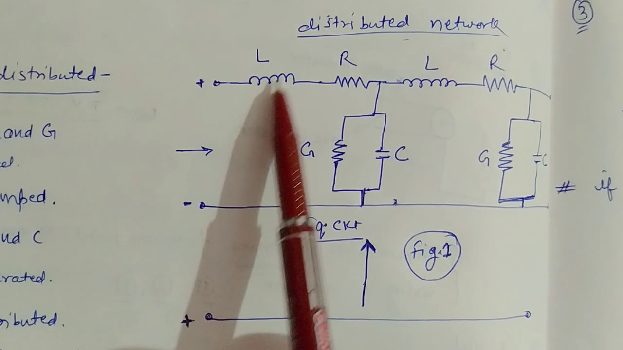 Transmission line ||lumped and distributed  network || Dr. Ravi Dwivedi VIT Chennai