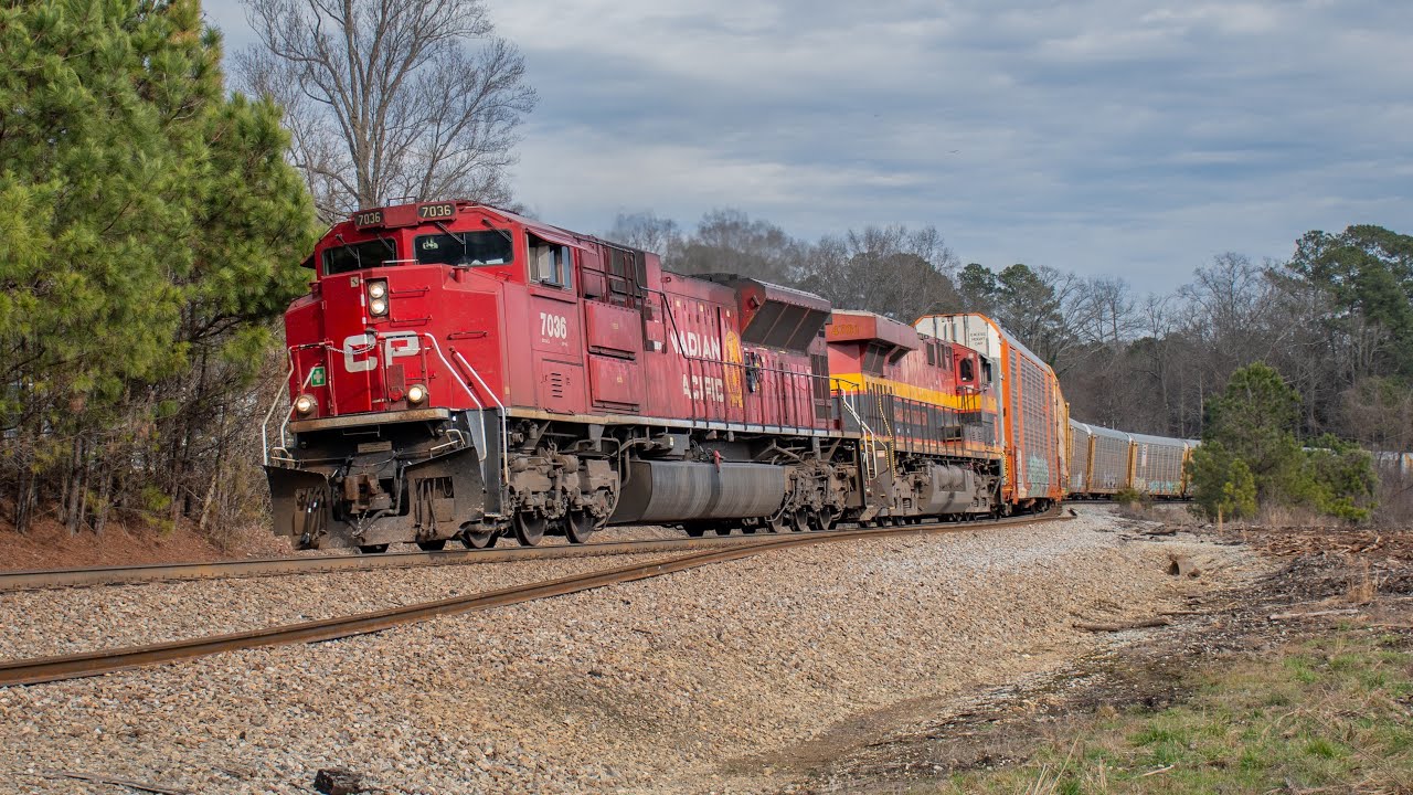 HD: Chasing 395 across AL/GA & railfanning Irondale January 17, 2026