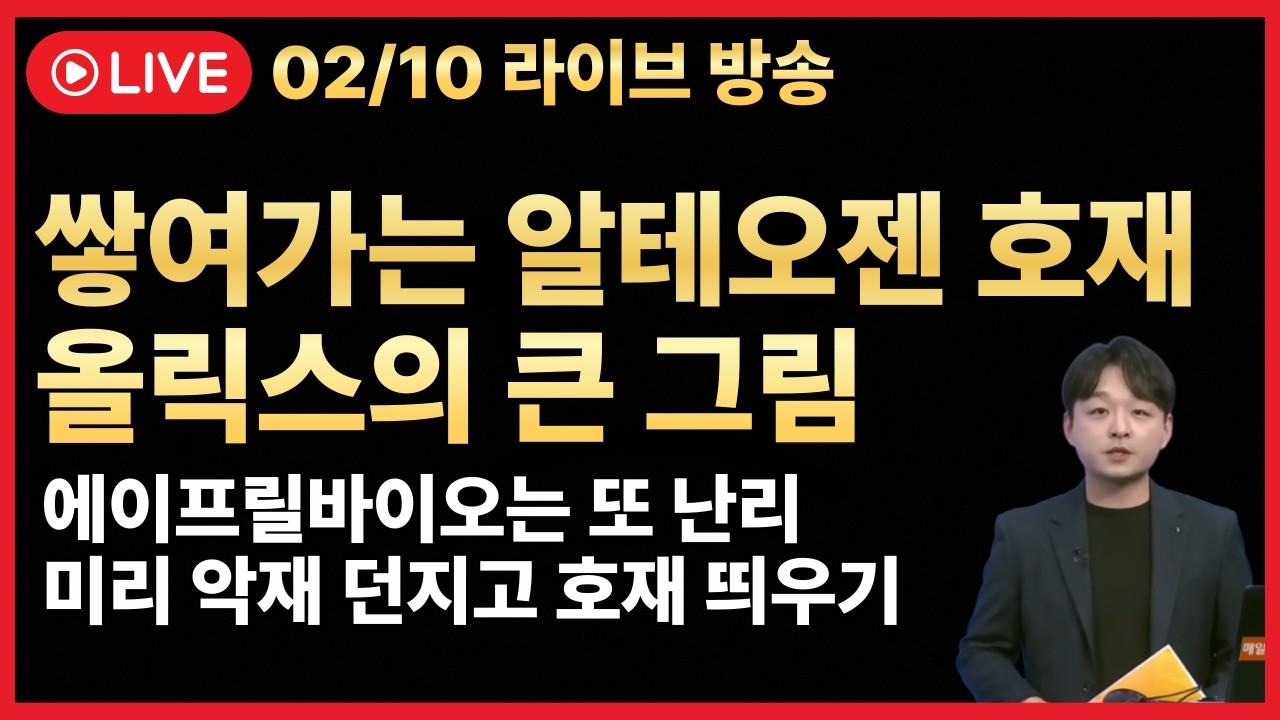 [주식 LIVE🔥] 알테오젠 쌓여가는 호재🔥올릭스는 제2의 에이비엘바이오 준비🔥악재 터지는 바이오 준비 시그널 -  김민성 전문가