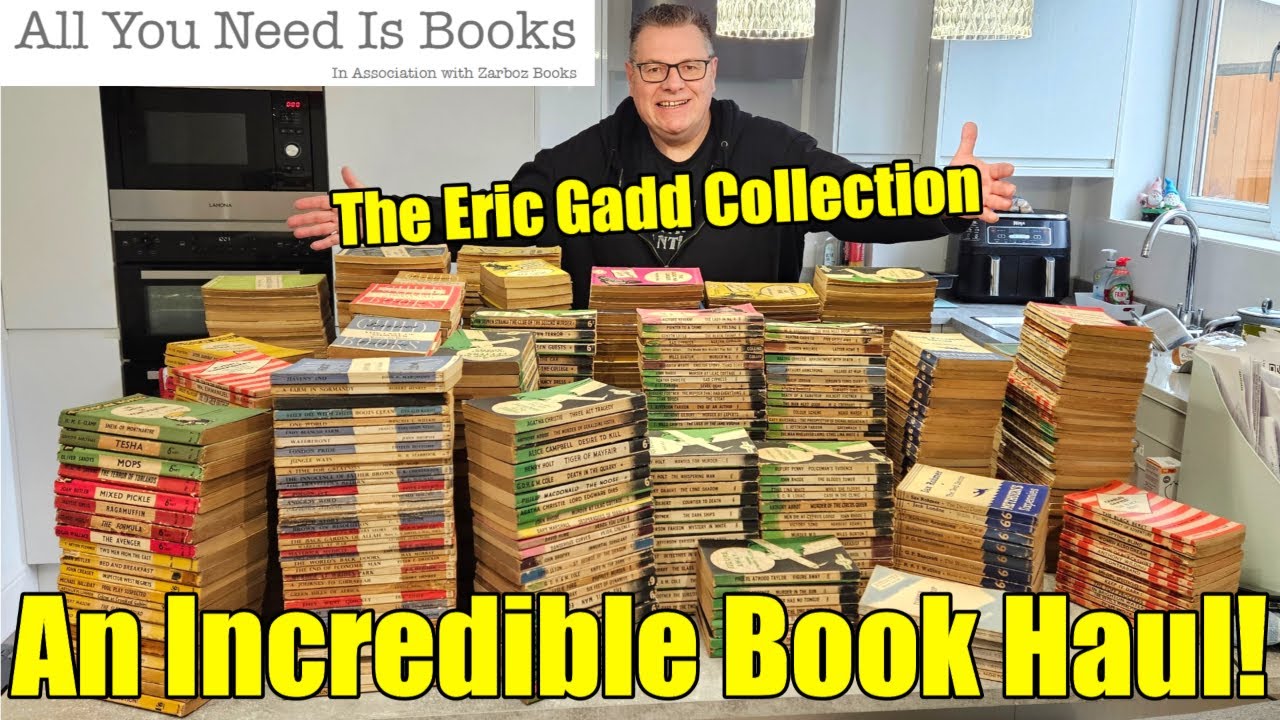 An Incredible Vintage Paperback Haul - The Eric Gadd Collection - 750 Vintage Books - What A Haul!
