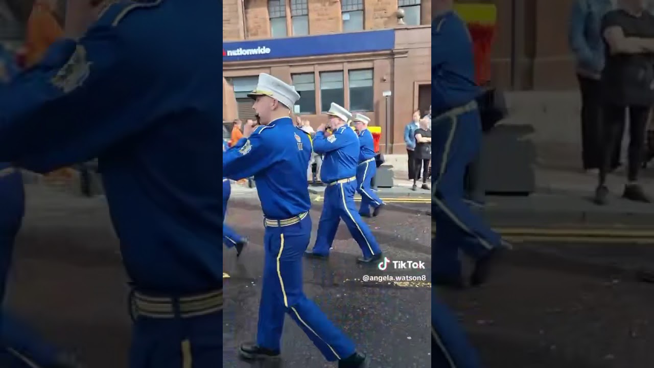 Drongan young conquerors and criagnuk at pride of Motherwell 50th Anniversary parade 