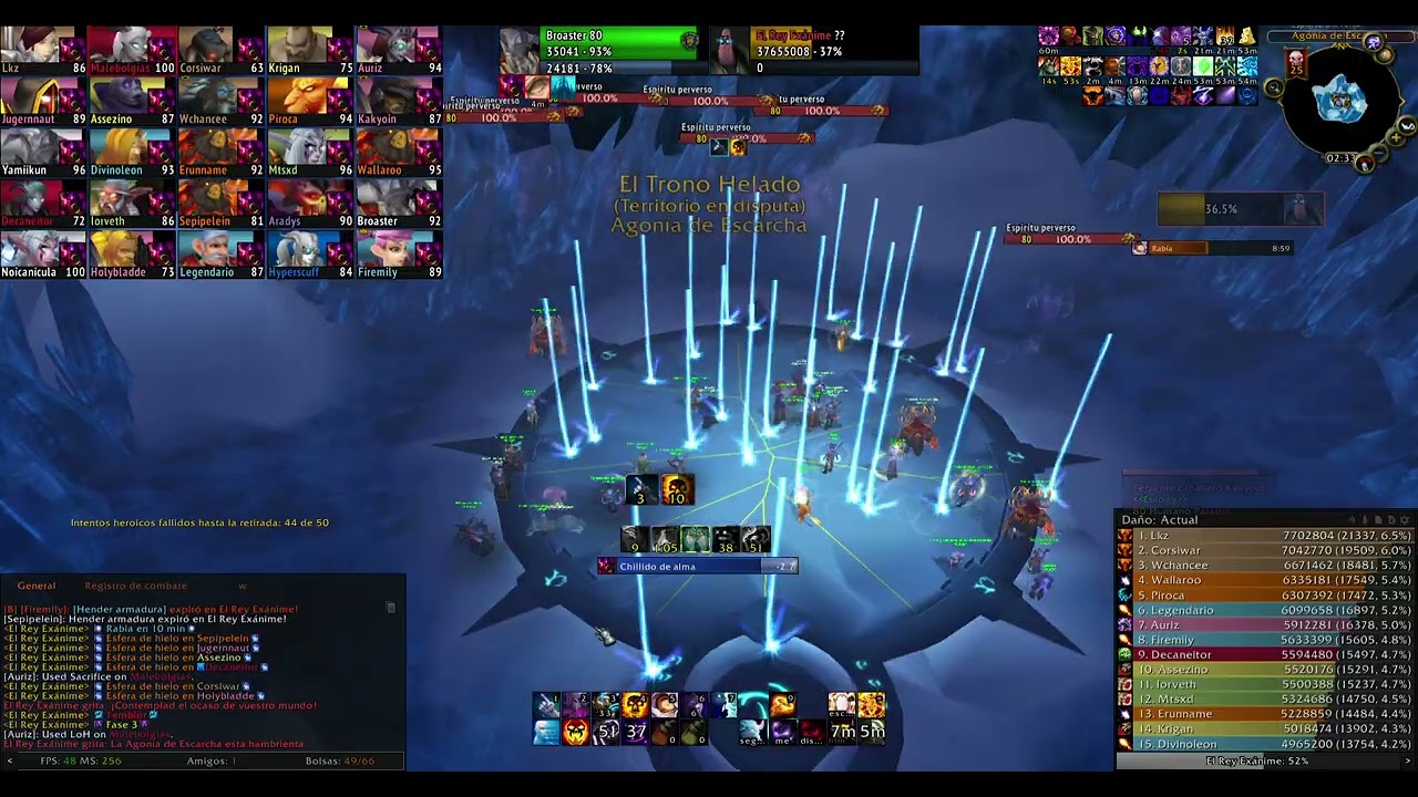 DK Solo Tank - 3 healers - LK 25H - Warmane Icecrown