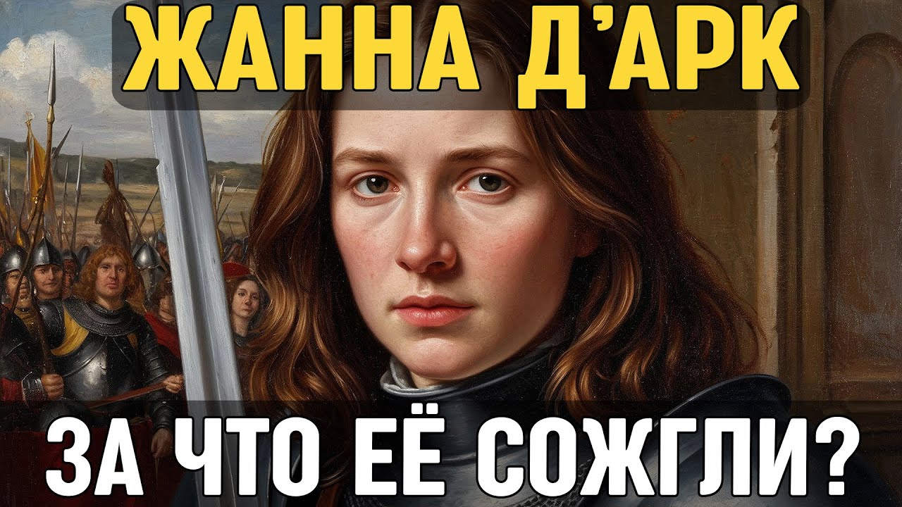 ЖАННА Д’АРК: Как 19-летняя ДЕВУШКА командовала армией МУЖЧИН и была СОЖЖЕНА на костре!