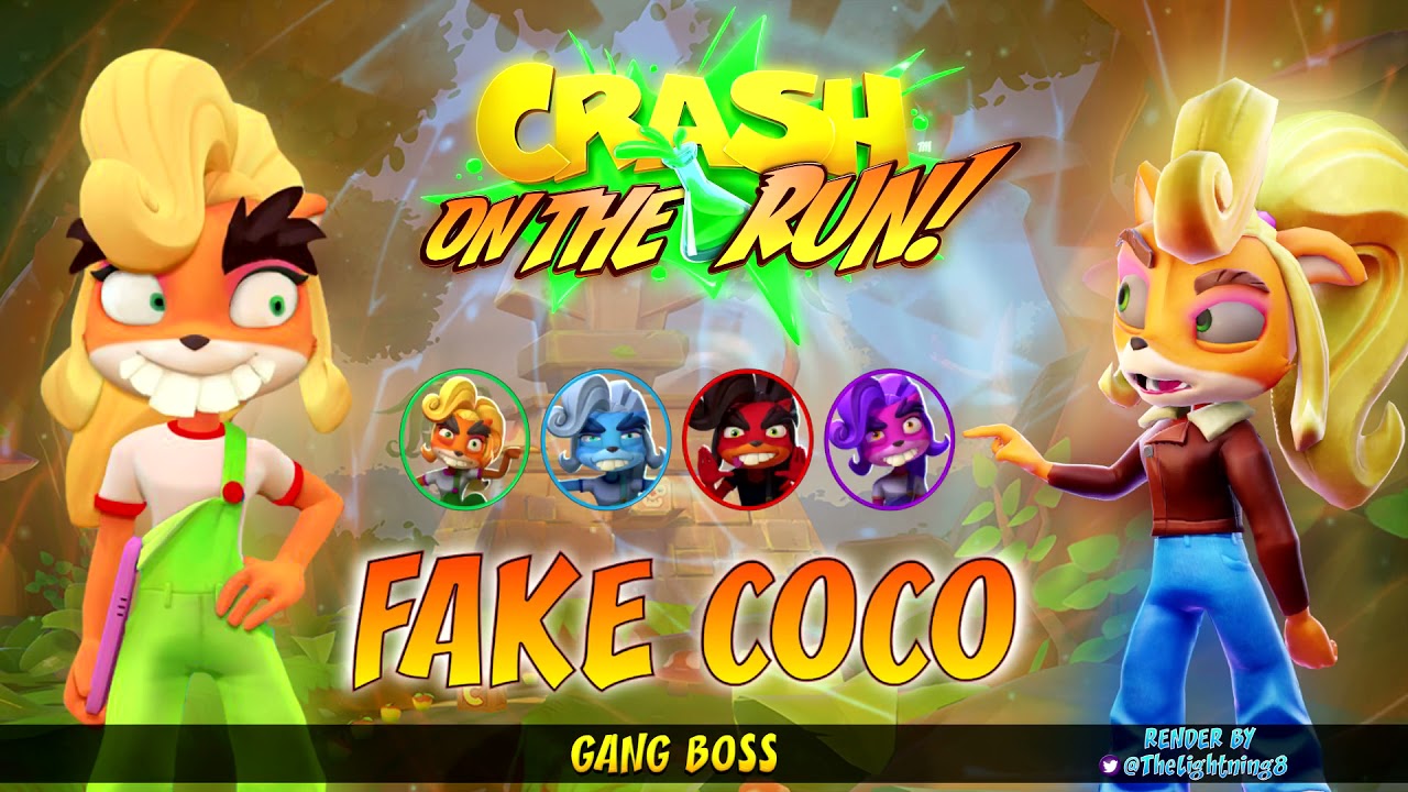 Crash Bandicoot: On The Run! OST - Fake Coco