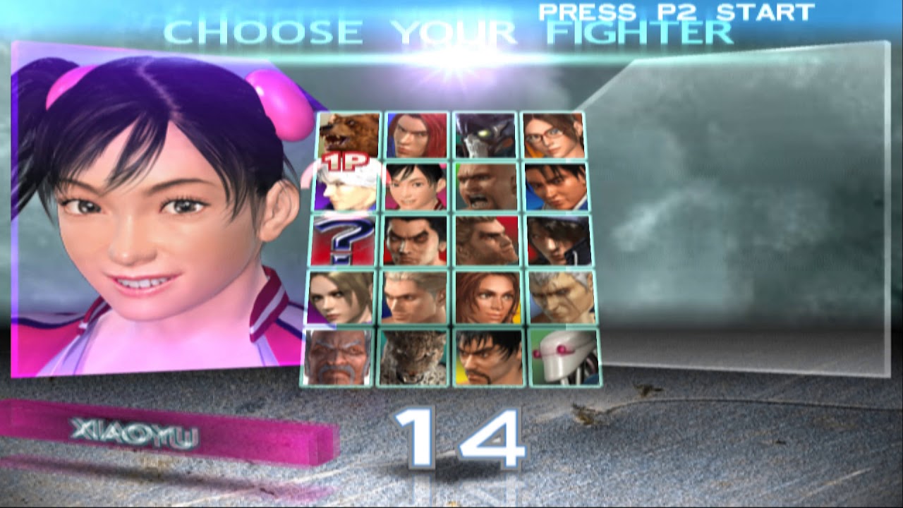 Character Selection Screen - Tekken 4 (2001) PS2