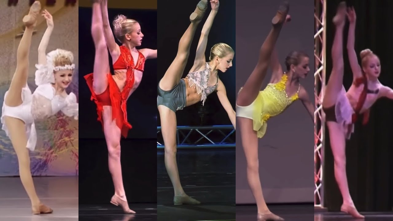 All Chloe Lukasiaks’ Tilts and Kicks From Dance Moms Solos Compilation [4K]