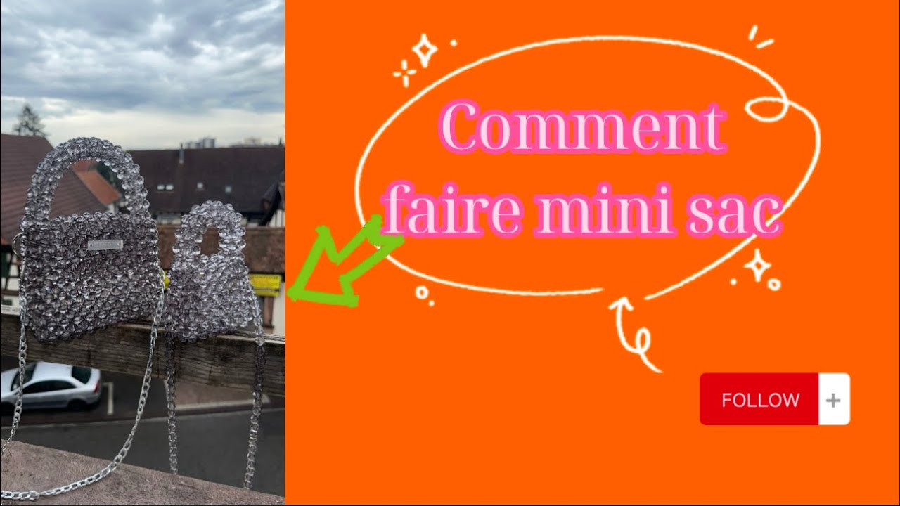 مشروع مربح للبنات ❤️comment faire des mini sac à perles tendance pour les filles 🔥