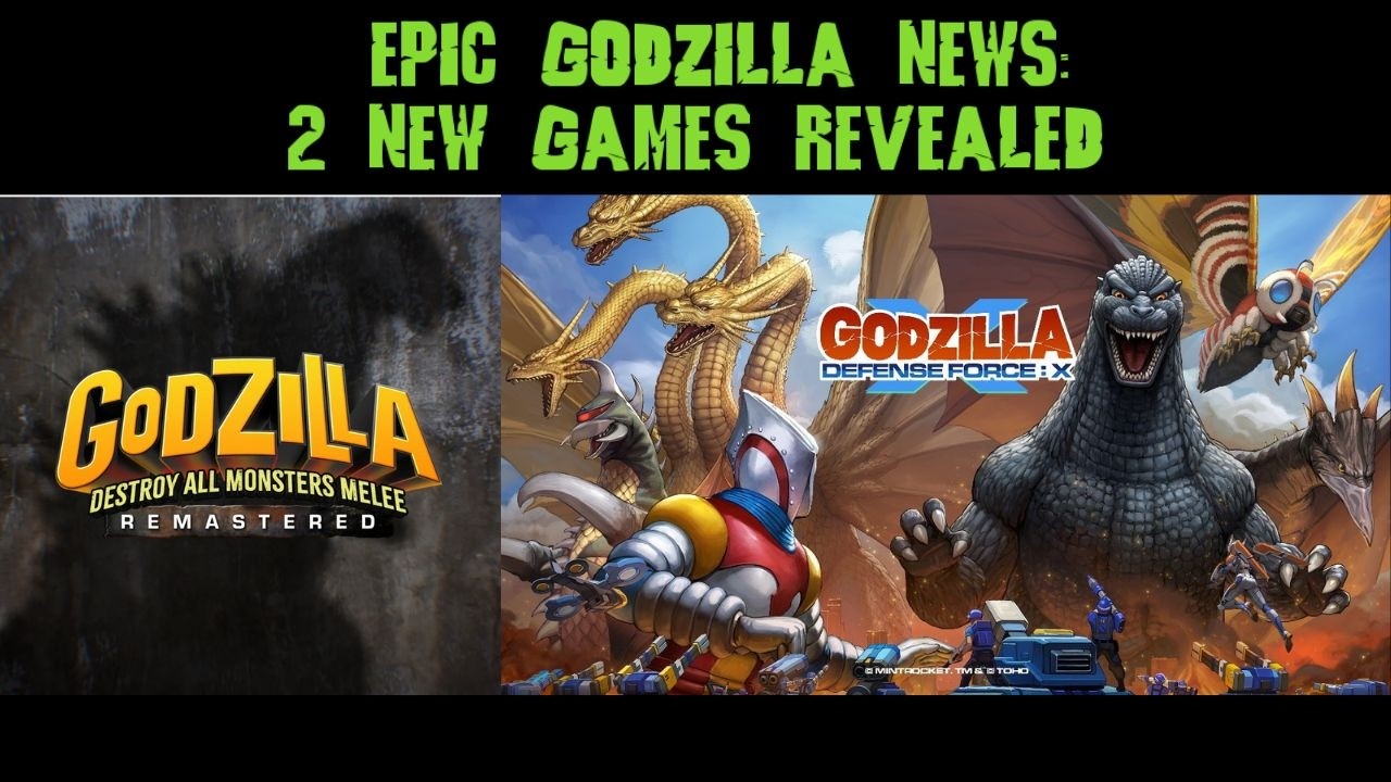 Epic Godzilla News: 2 NEW GAMES REVEALED