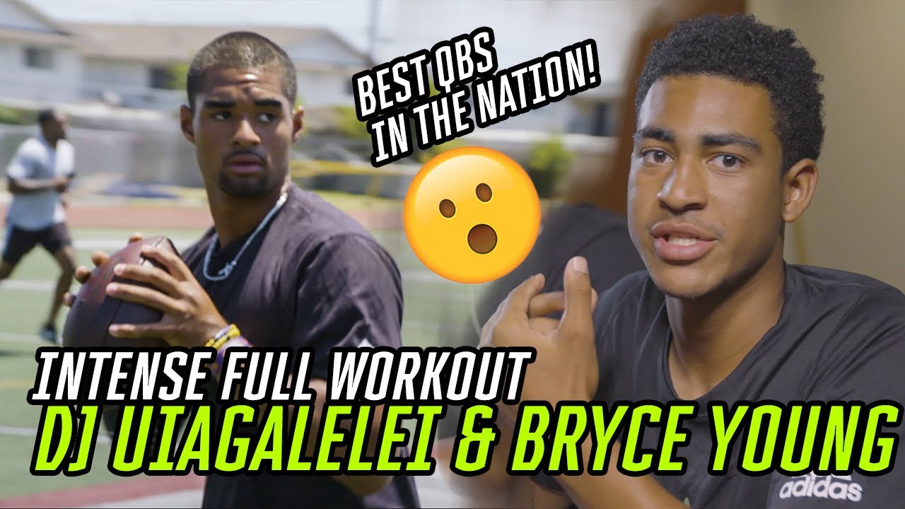 How DJ Uiagalelei & Bryce Young Became The Nation's BEST QBs! Alabama & Clemson Commits' NFL Workout