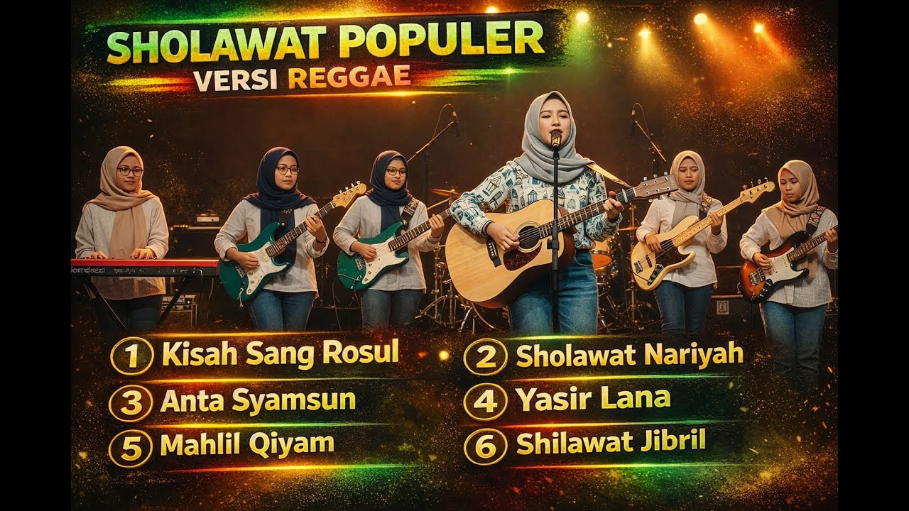 FULL SHOLAWAT VERSI REGGAE | SHOLAWAT POPULER | KISAH SANG RASUL | ANTA SYAMSUN |SHOLAWAT JIBRIL