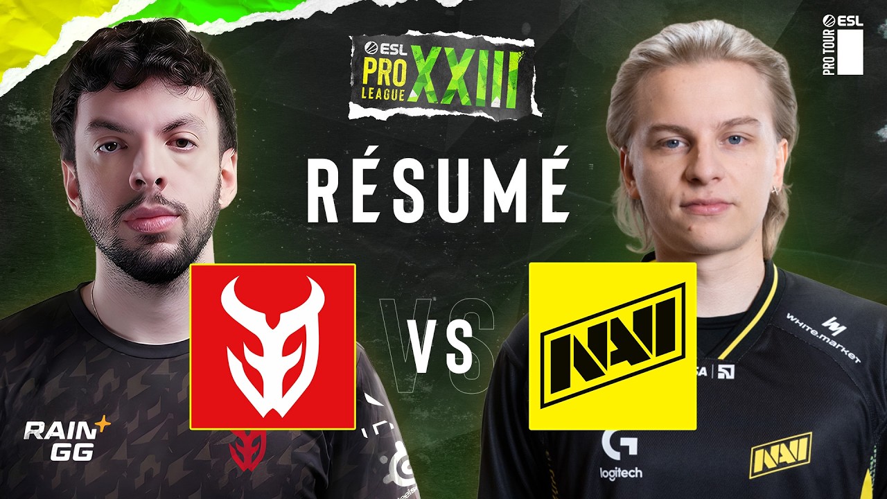 3DMAX vs NAVI : Le r&eacute;sum&eacute; - ESL Pro League S23