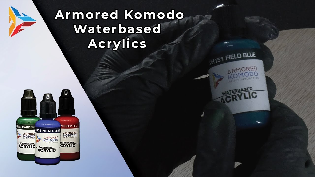 Waterbased Acrylic | Product Tutorial | Armored Komodo