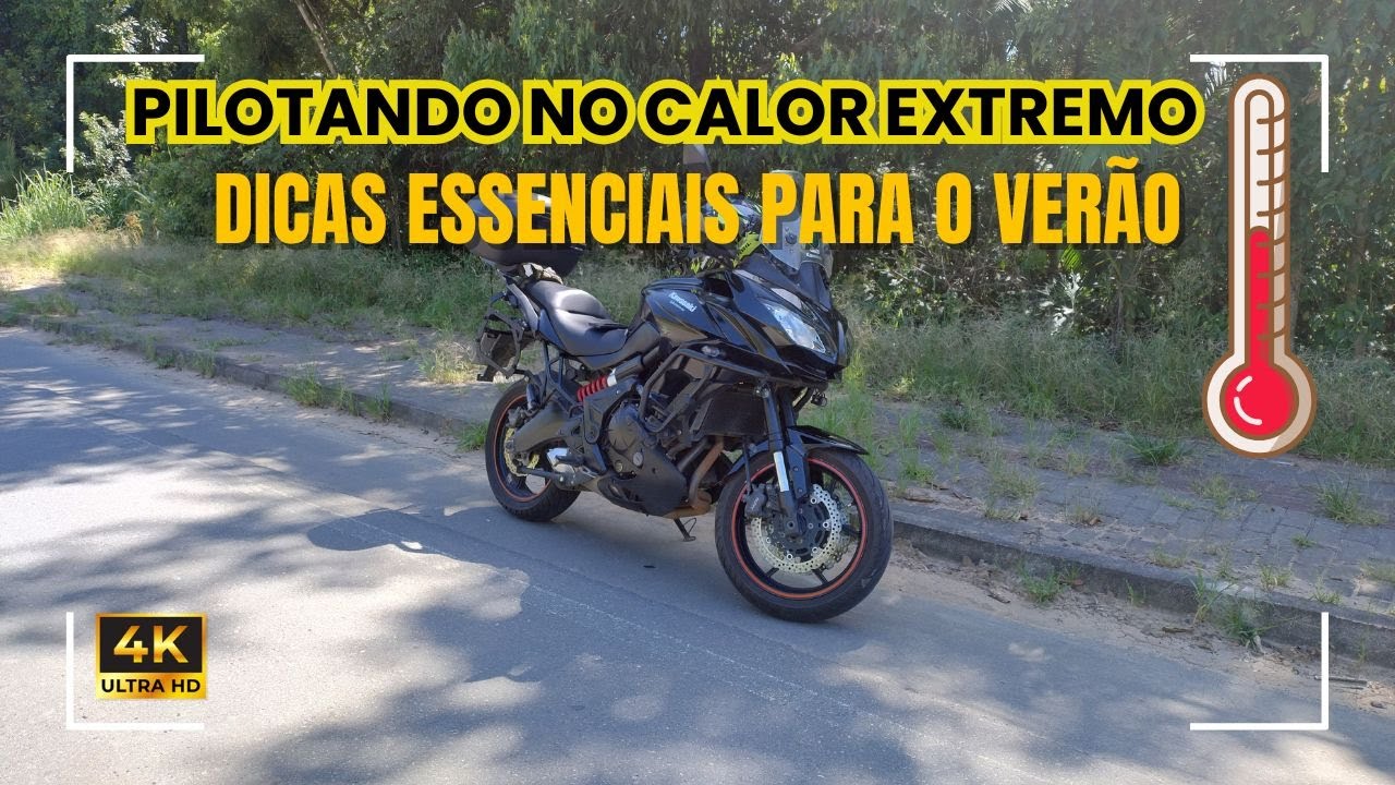 Como pilotar moto no CALOR EXTREMO: Guia de sobrevivência e equipamentos.