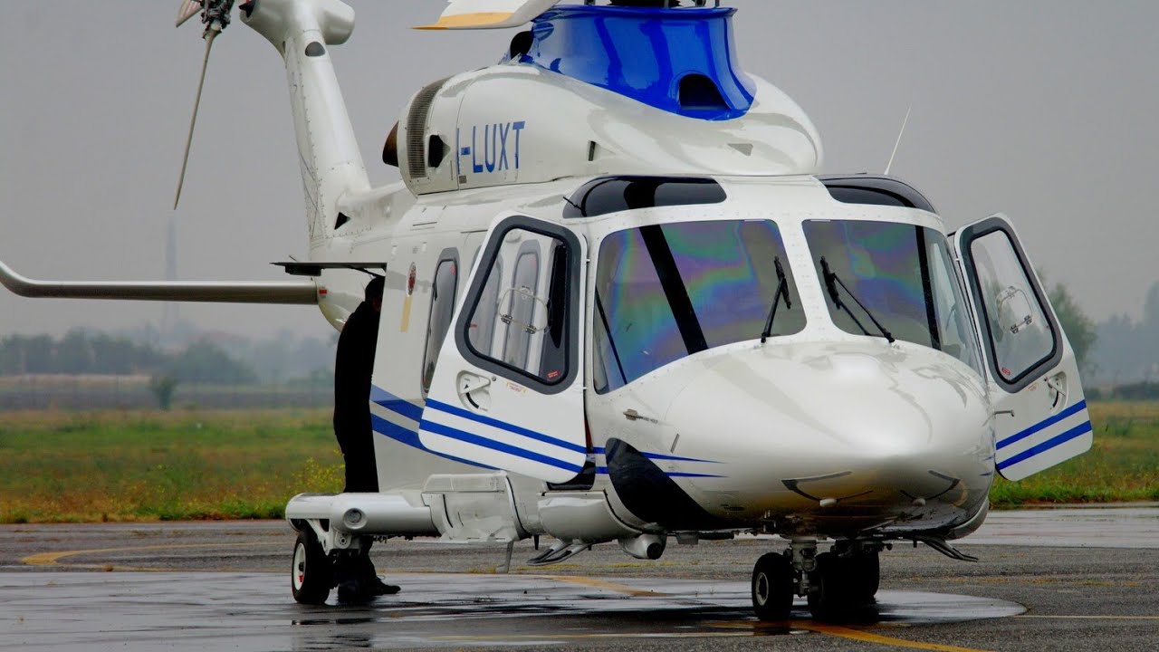 VIP Helicopter AgustaWestland AW139 Start-Up & Take-Off - EPIC SOUND!!