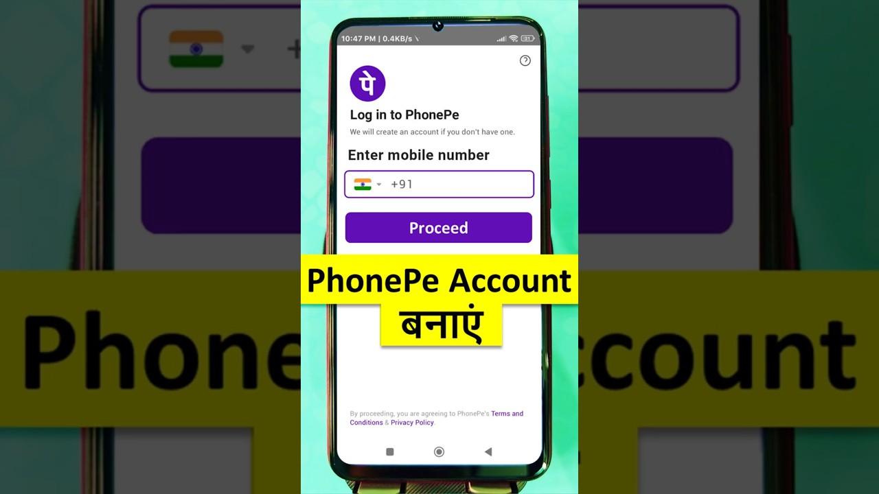 PhonePe account kaise banaye | How to Create PhonePe Account | Open phonepe account | #phonepe
