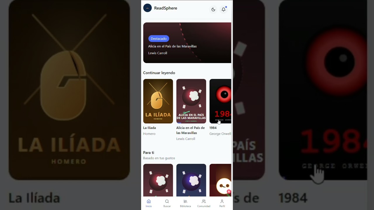 ReadSphere 📚 | Tu mundo lector en una sola app