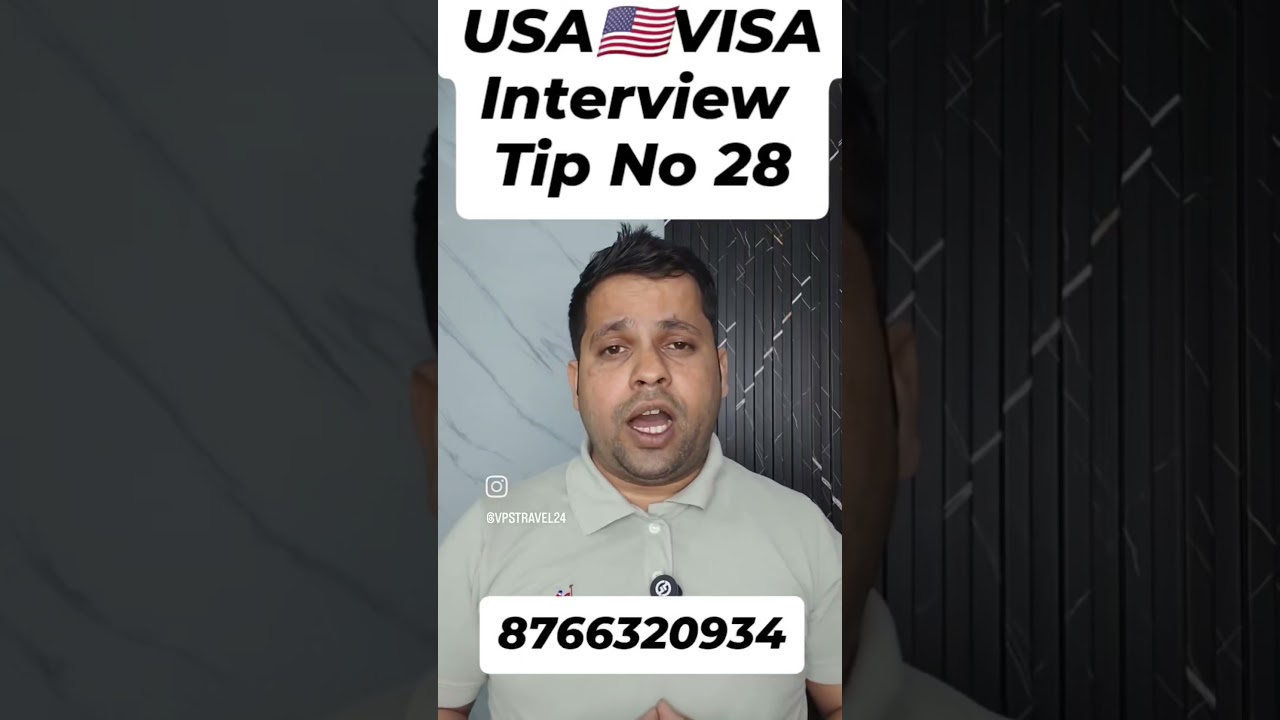 США🇺🇸Совет № 28 для собеседования на визу VISA #usavisa #usainterview #b1b2visa #viral