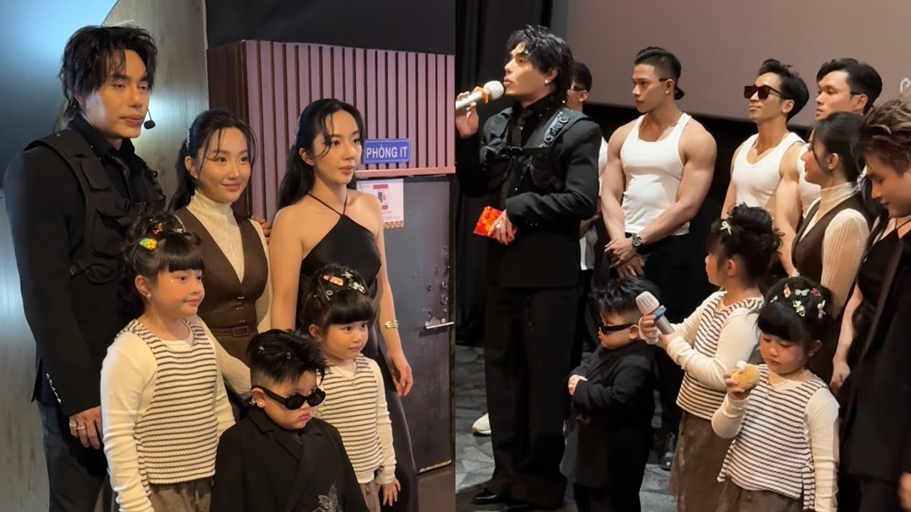 Lê Dương Bảo Lâm dẫn vợ con đi cinetour Đại Ca HaHaHa, giao lưu khán giả cười nghiêng ngã 