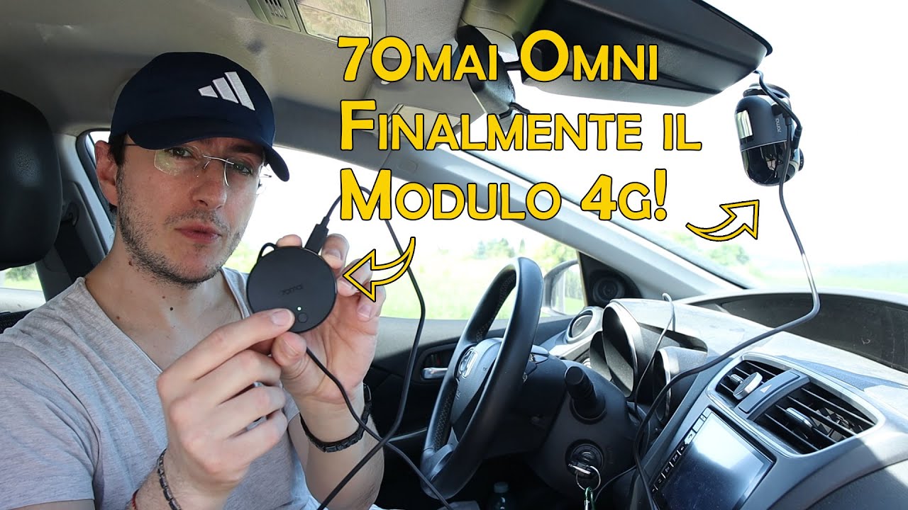 Auto sottocontrollo h24 da REMOTO con 70mai Omni e modulo 4G