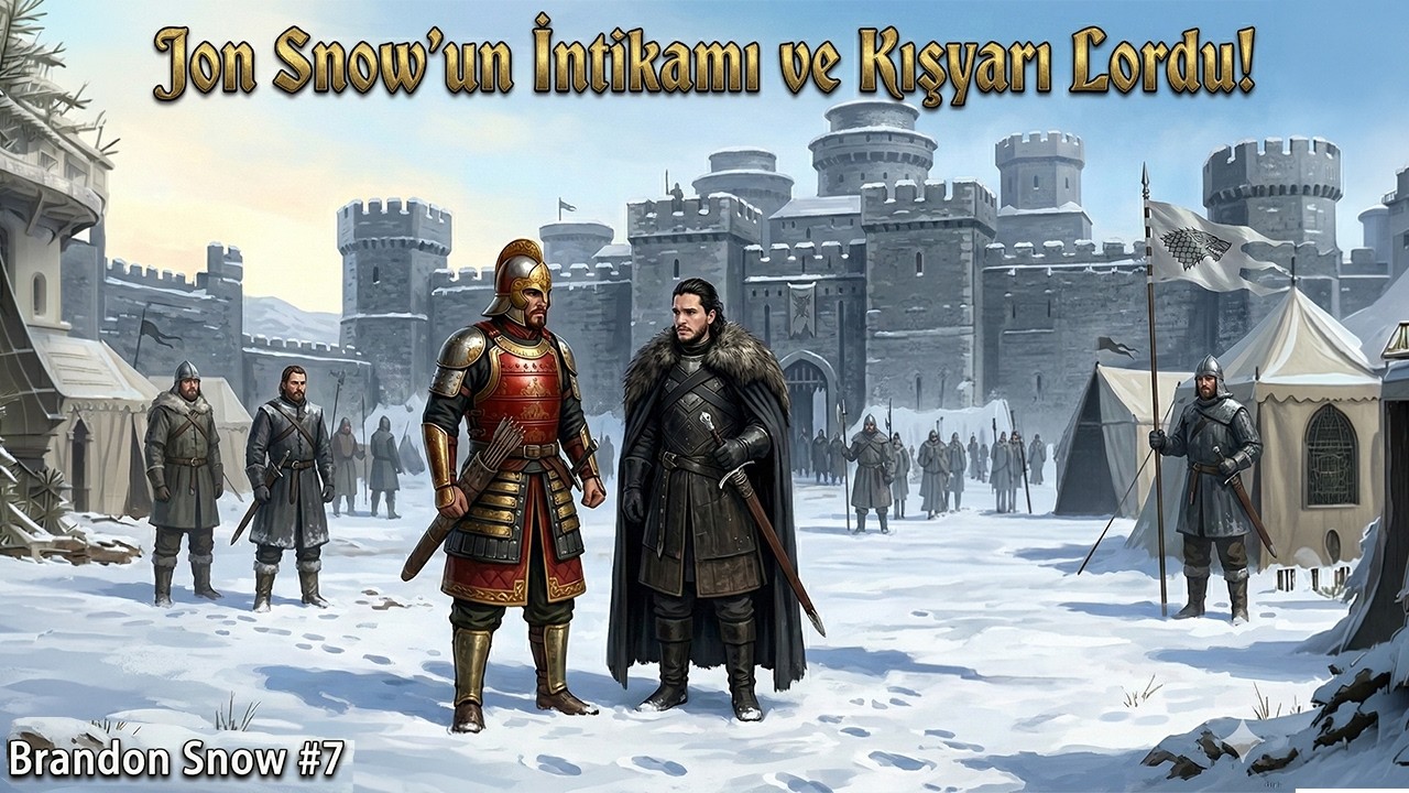 Jon Snow'un İntikamı ve Kışyarı Lordu! Brandon Snow #7 - Mount&Blade Bannerlord - RoT 8.0