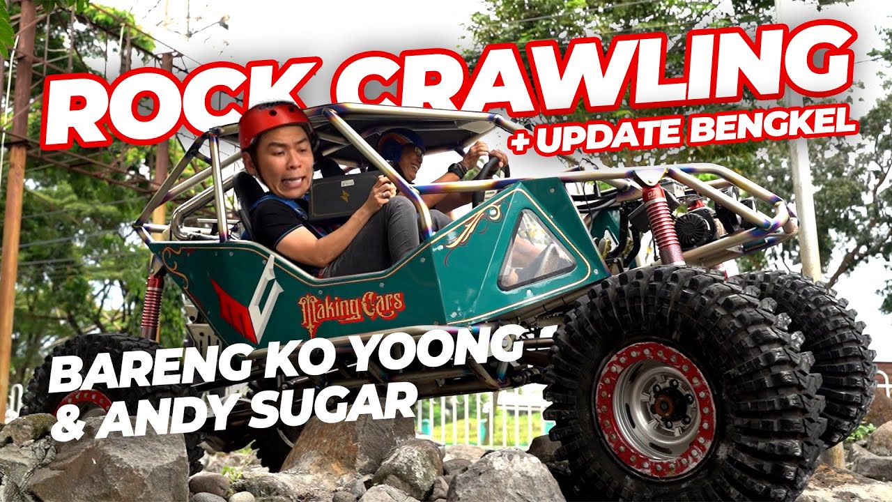 Nyaris Guling⁉️ Aksi Rock Crawling Paling Gila Bareng Ko Yoong & Andy Sugar❗