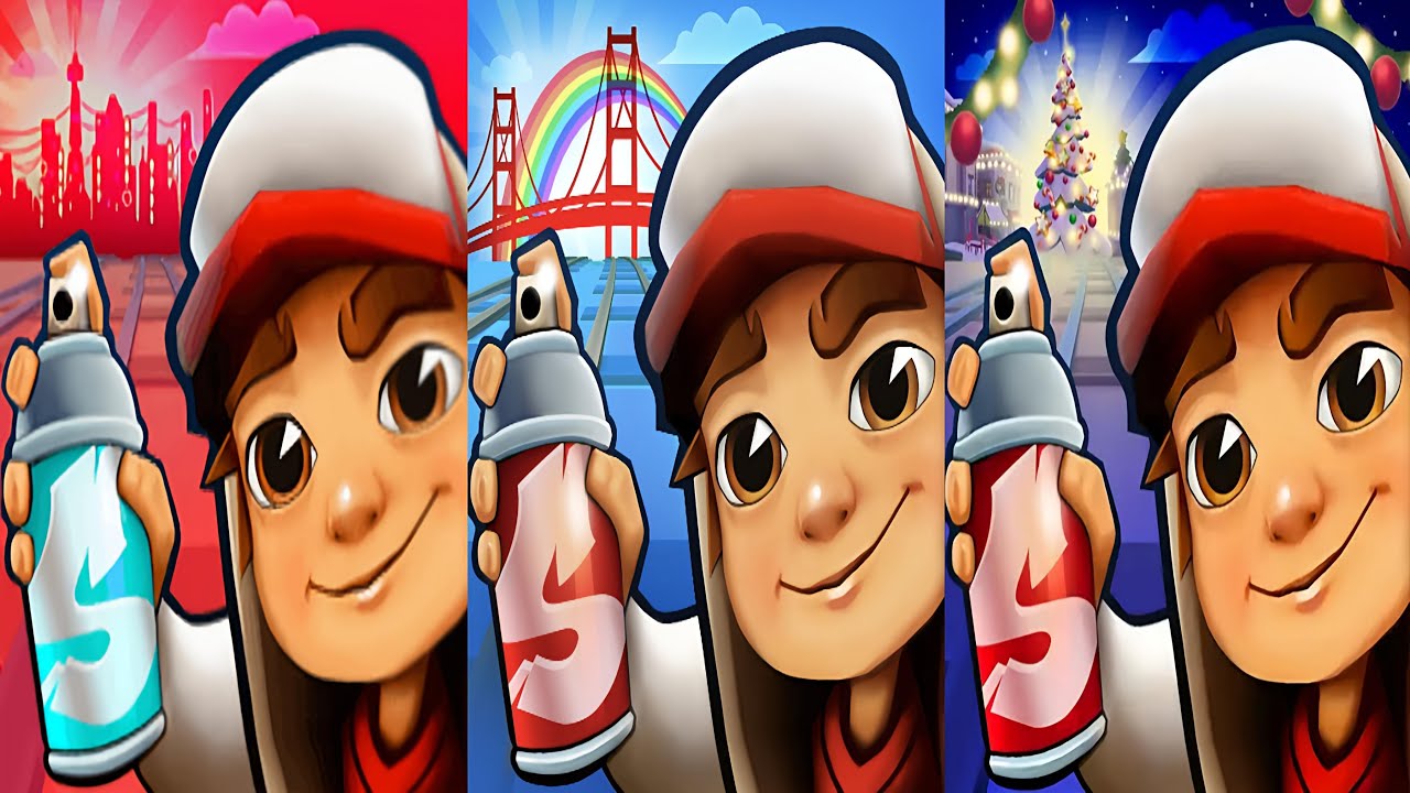 Subway Surfers : San Francisco 2022 🆚 Tokyo 2023 🆚 Winter Wonderland 2024