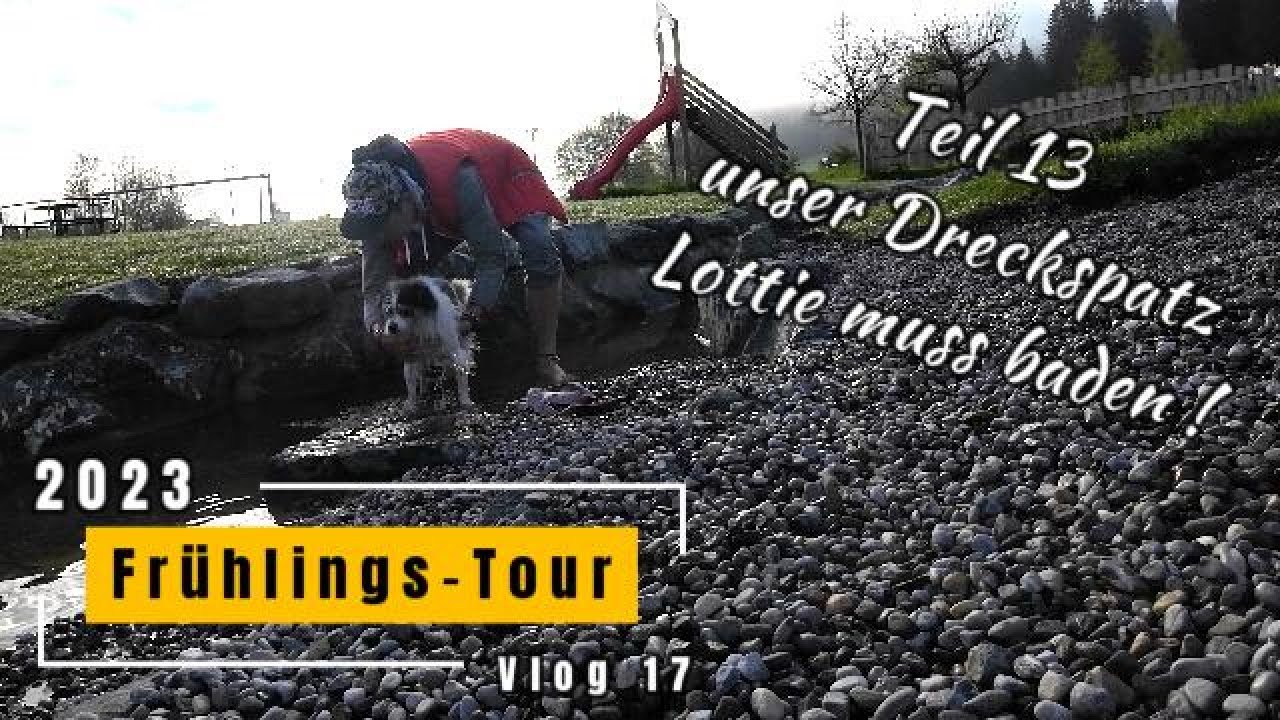 Weitnau im Allgäu ... Lottie muss sich waschen - wer sich schmutzig macht, muss auch mal baden!