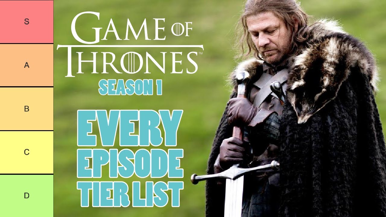 Game of Thrones Season 1 Episodes Ranked / Tier List
