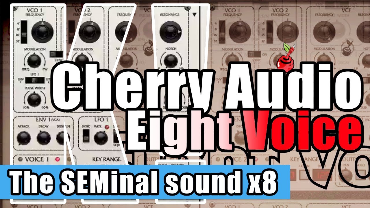 🎹 Cherry Audio - Eight Voice: Selected presets played with modulation