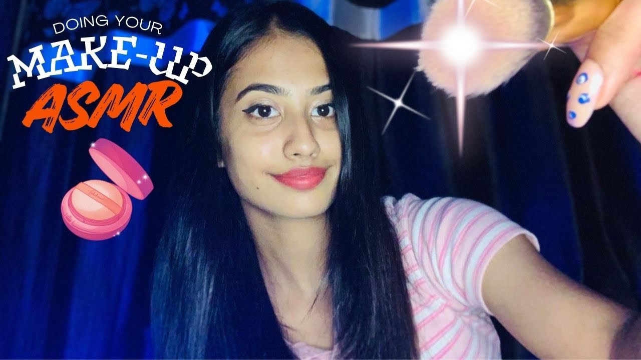 Doing your makeup 💄 asmr | role play asmr .. pov your bestie is makeup artist 